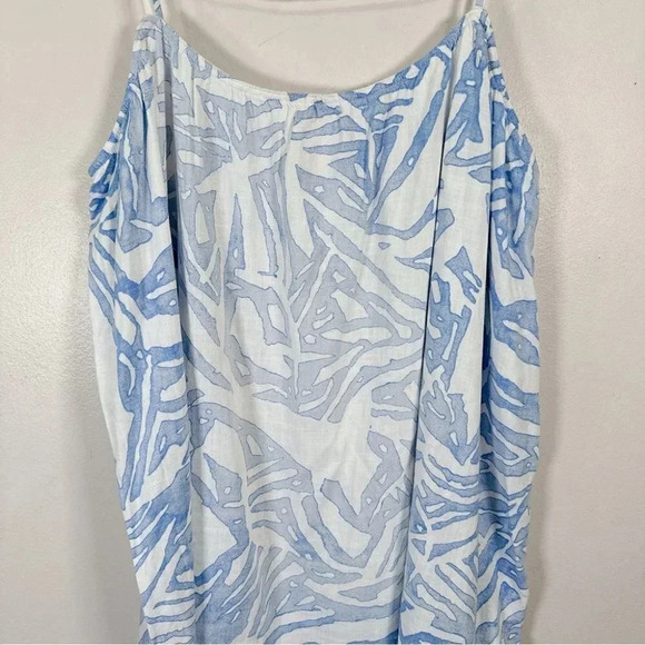 H&M Strappy Top White Blue Pattern - Picture 6 of 14